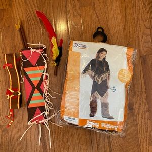 Princess Wildflower Costume (child’s M 6-8) Like New, Includes extra accessories